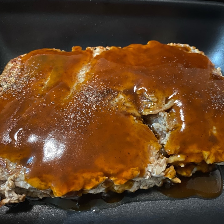超ズボラ!トレイそのままハンバーグ